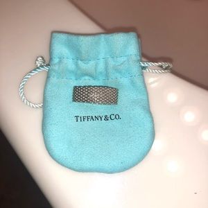 Tiffany Somerset mesh ring size 8